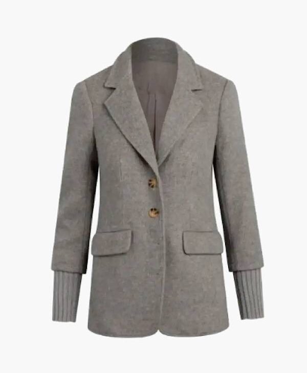 Shrinking S3 Christa Miller Gray Blazer for sale