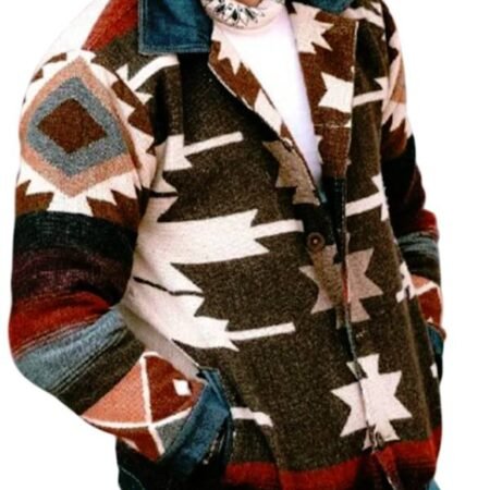 Shrinking S3 Jason Segel Aztec Jacket