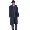 Spider Noir Nicolas Cage Long Wool Overcoat