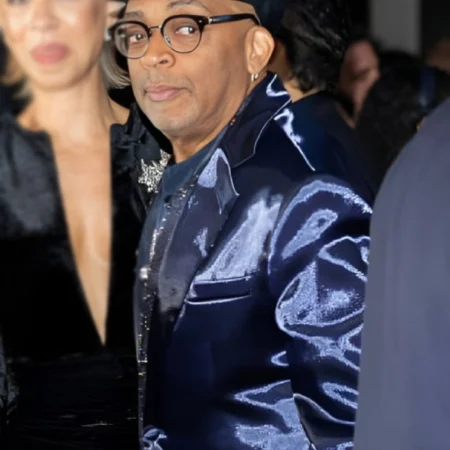 Spike Lee Milan Fashion Week 2025 Blue Blazer