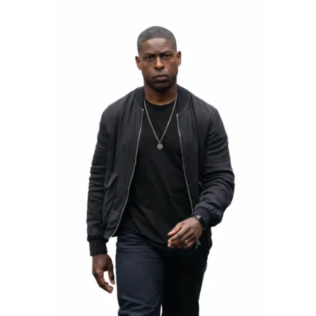 Sterling K Brown Paradise Black Bomber Jacket