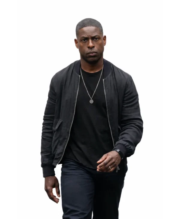 Sterling K Brown Paradise Black Bomber Jacket