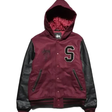 Stussy Hooded Varsity Jacket