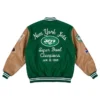 Super Bowl 1969 New York Jets vs Baltimore Colts Green Varsity Jacket