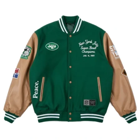 Super Bowl 1969 New York Jets vs Baltimore Colts Varsity Jacket