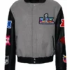 Super Bowl 2026 Varsity Grey Jacket