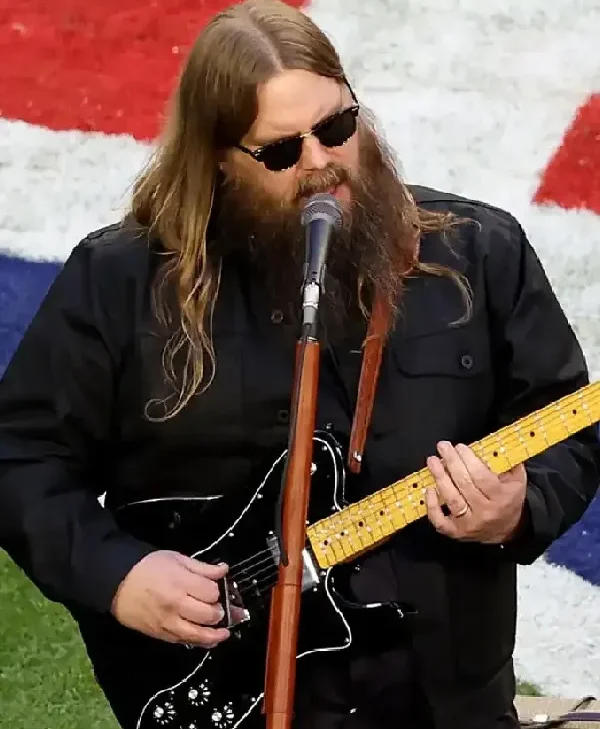 Super Bowl LVII Chris Stapleton Black Jacket