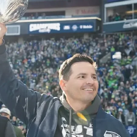 Super Bowl LX Champions Seahawks Mike Macdonald Parade Jacket for sal