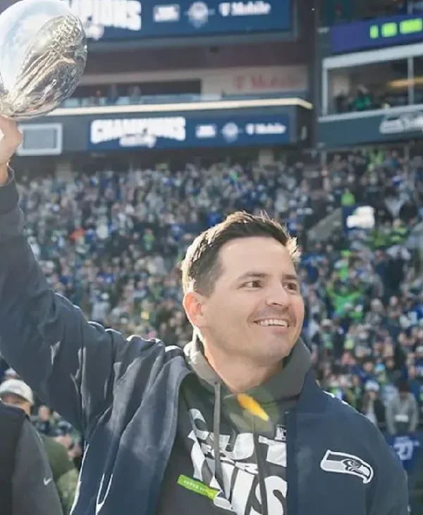 Super Bowl LX Champions Seahawks Mike Macdonald Parade Jacket for sal