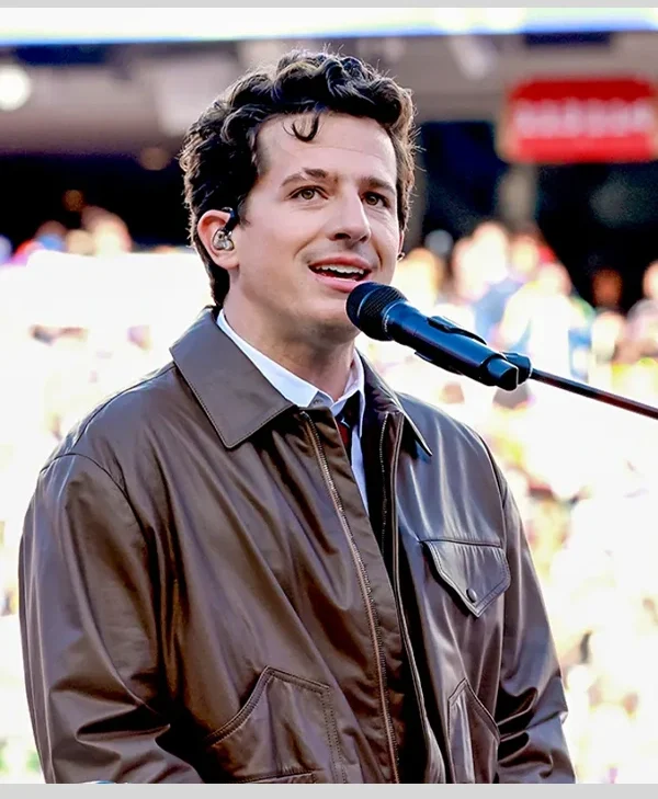Super Bowl LX Charlie Puth Leather Jacket