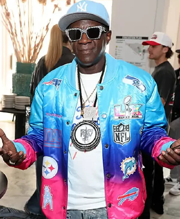 Super Bowl LX Flavor Flav Multicolr Jacket