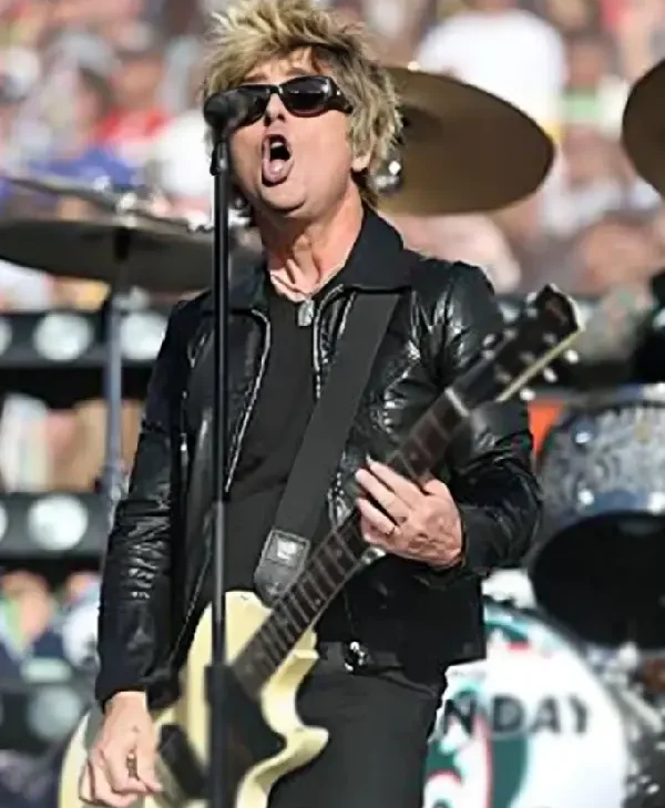 Super Bowl LX Green Day Leather Jacket
