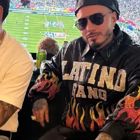 Super Bowl LX J Balvin Leather Jacket