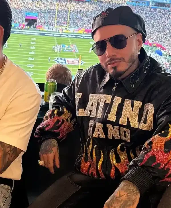 Super Bowl LX J Balvin Leather Jacket
