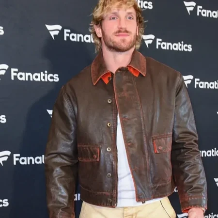 Super Bowl LX Logan Paul Leather Jacket for sale