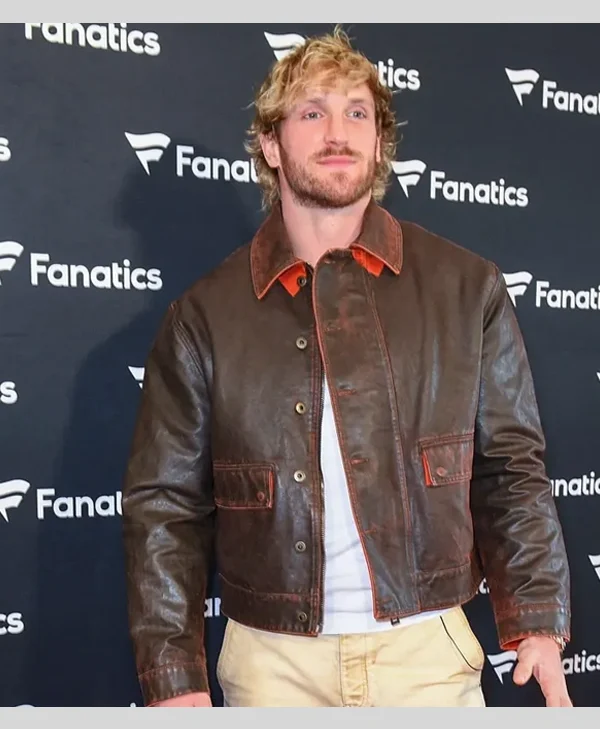 Super Bowl LX Logan Paul Leather Jacket for sale