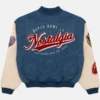 Super Bowl LX Nostalgia Origins Home Turf Varsity Jacket back