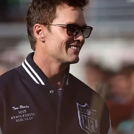 Super Bowl LX Tom Brady Varsity Jacket for sale