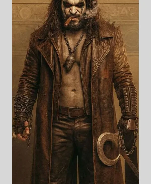 Supergirl Jason Momoa Leather Coat