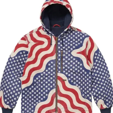 Supreme Flag Quilted Jacket