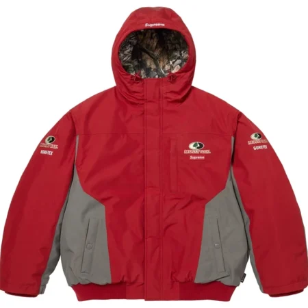 Supreme Gore Tex Mossy Oak Red Jacket