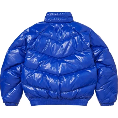 Supreme Schoot Blue Puffer Jacket