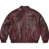 Supreme Studded Marron Jacket