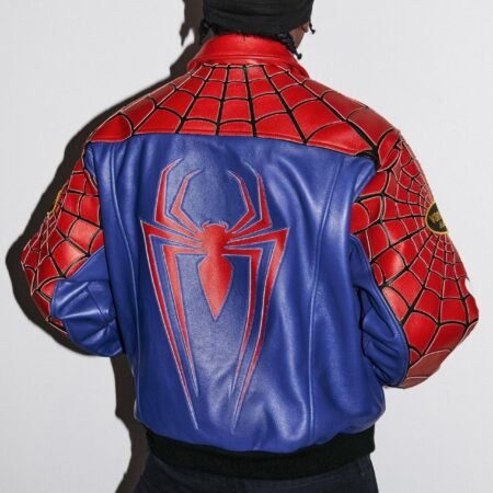 Supreme x Vanson Leathers Spider‑Man Jacket SS26