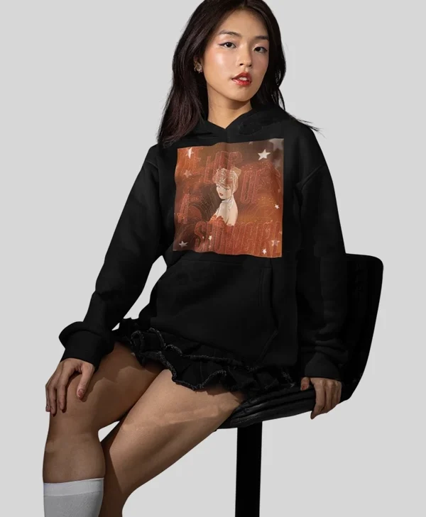 Taylor Swift The Life of a Showgirl Animated Orange Hoodie