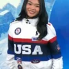 Team USA Olympic White Jacket