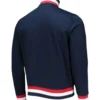 Team USA Villagewear Full-Zip Track Navy Blue Jacket back