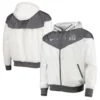 Team USA Windrunner Full-Zip white Hoodie front