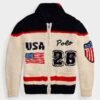 Team USA Wool Shawl Cardigan