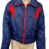 The Burbs 2026 Keke Palmer Blue Puffer Jacket