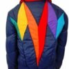 The Burbs 2026 Keke Palmer Blue Puffer Jacket back