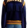The Burbs 2026 Keke Palmer Fringe Varsity Jacket back