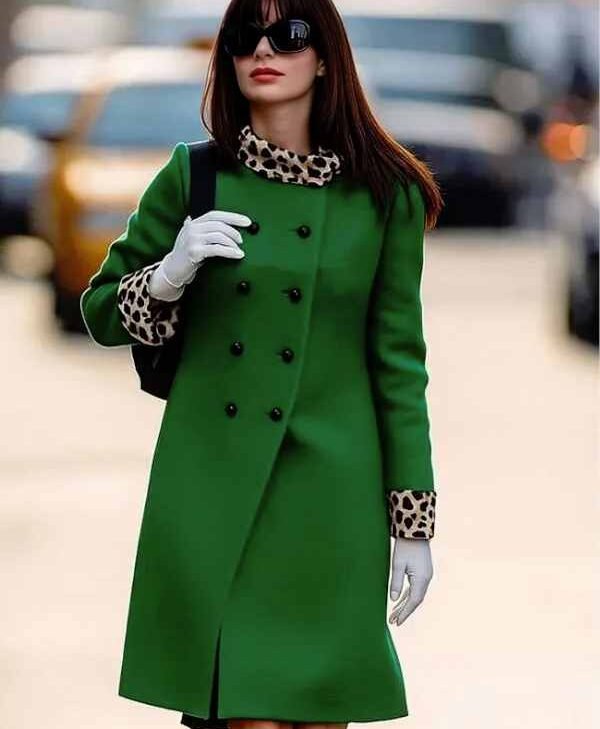 The Devil Wears Prada Anne Hathaway Green Coat