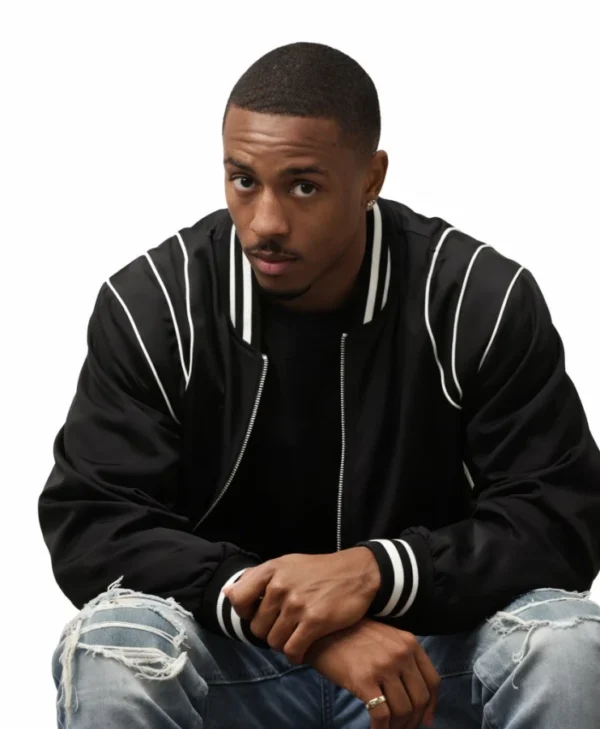 The Gates Black Bomber Jacket