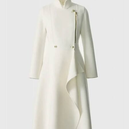 The Today Show 2026 Dylan Dreyer Asymmetrical Wool Coat