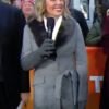 The Today Show 2026 Dylan Dreyer Wool Ombre Fur Collar Coat
