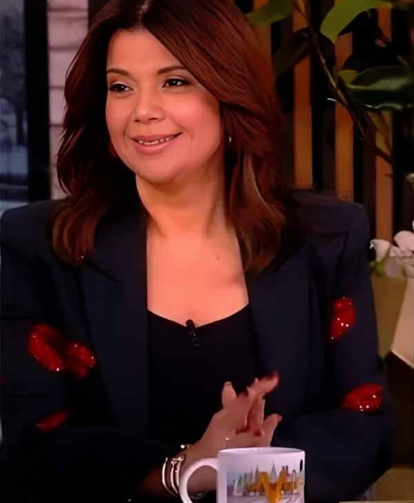 The View 2026 Ana Navarro Embellished Lip Blazer