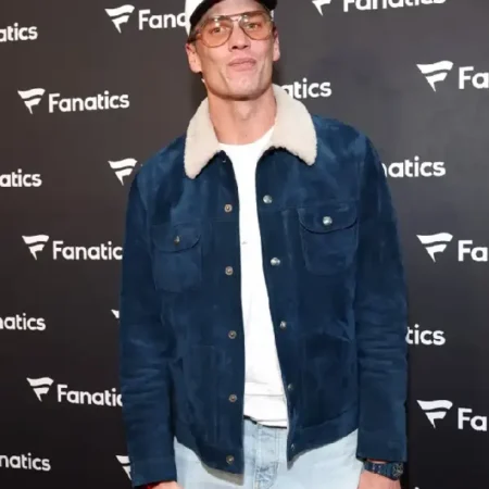 Tom Brady Super Bowl 2026 Blue Jacket