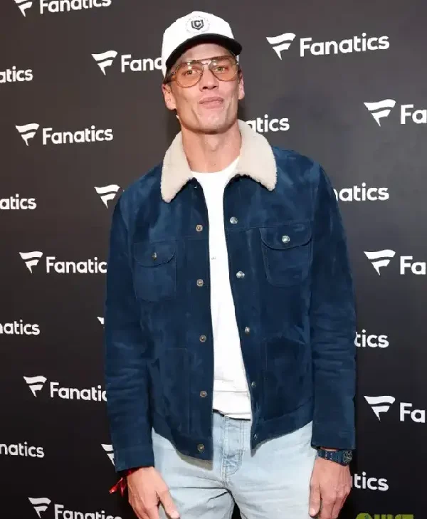 Tom Brady Super Bowl 2026 Blue Jacket
