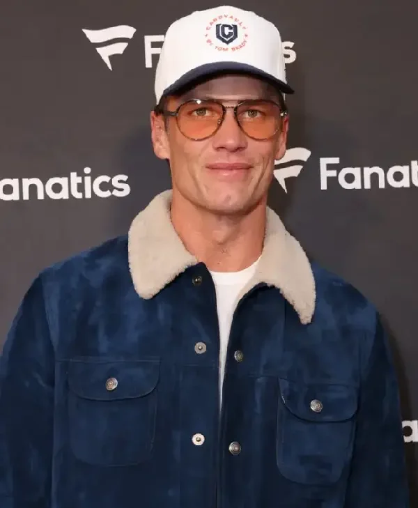 Tom Brady Super Bowl 2026 Blue Jacket for sale