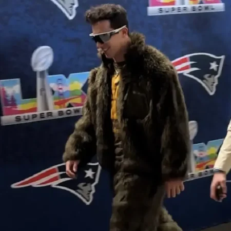 Tommy Devito Super Bowl LX 2026 Fur Jacket