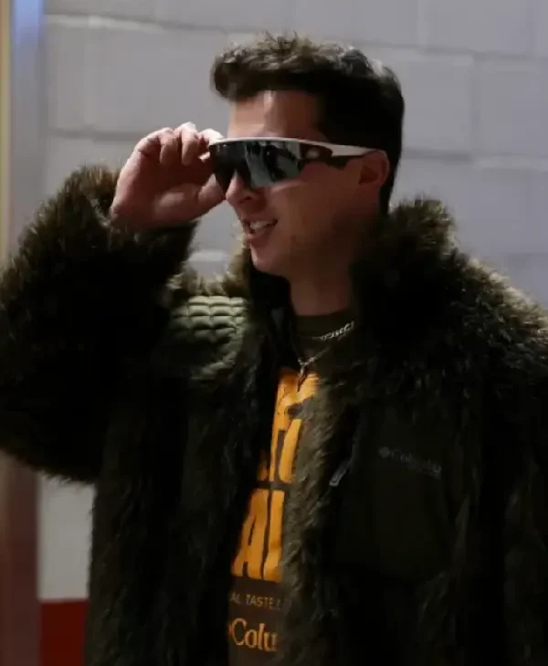 Tommy Devito Super Bowl LX 2026 Fur Jacket for sale