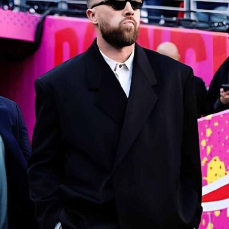 Travis Kelce Black Blazer