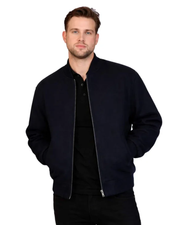 Tuner Leo Woodall Blue Wool Jacket