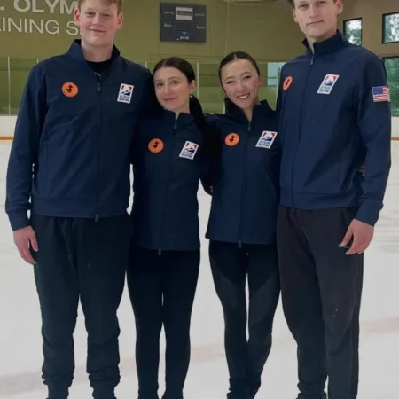 U.S. Figure Skating Save The Duck Olympic Jacket