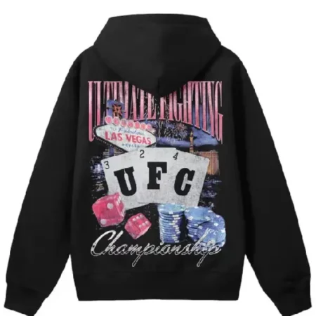 UFC 324 Las Vegas Championship Black Hoodie